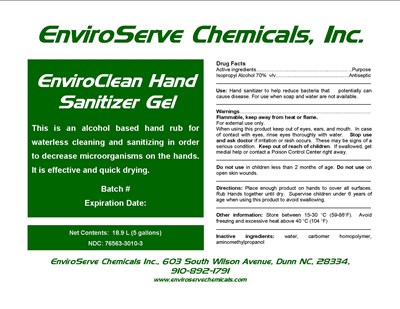 EnviroClean Hand Sanitizer Gel Pail.jpg EnviroClean Hand Sanitizer Gel Pail